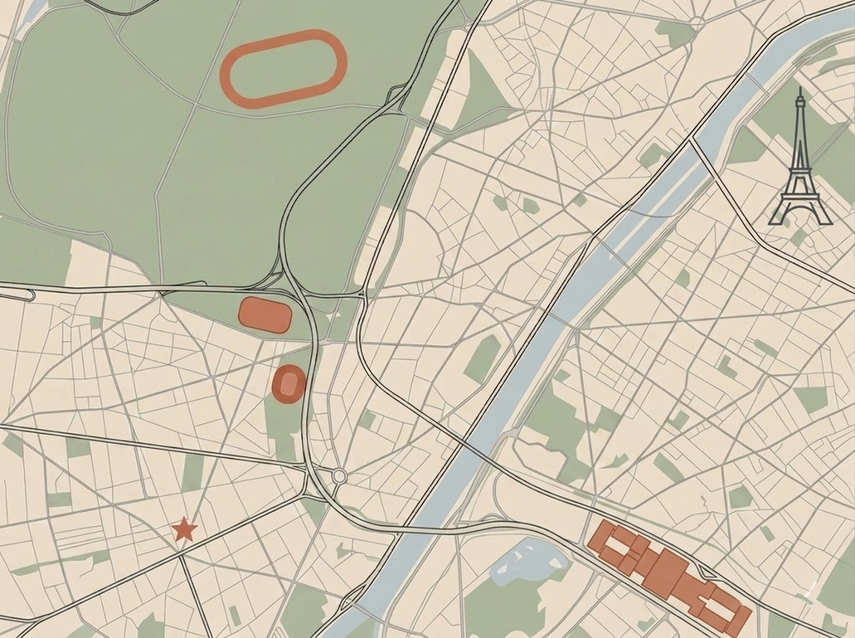 Carte business — 10 pôles d'affaires