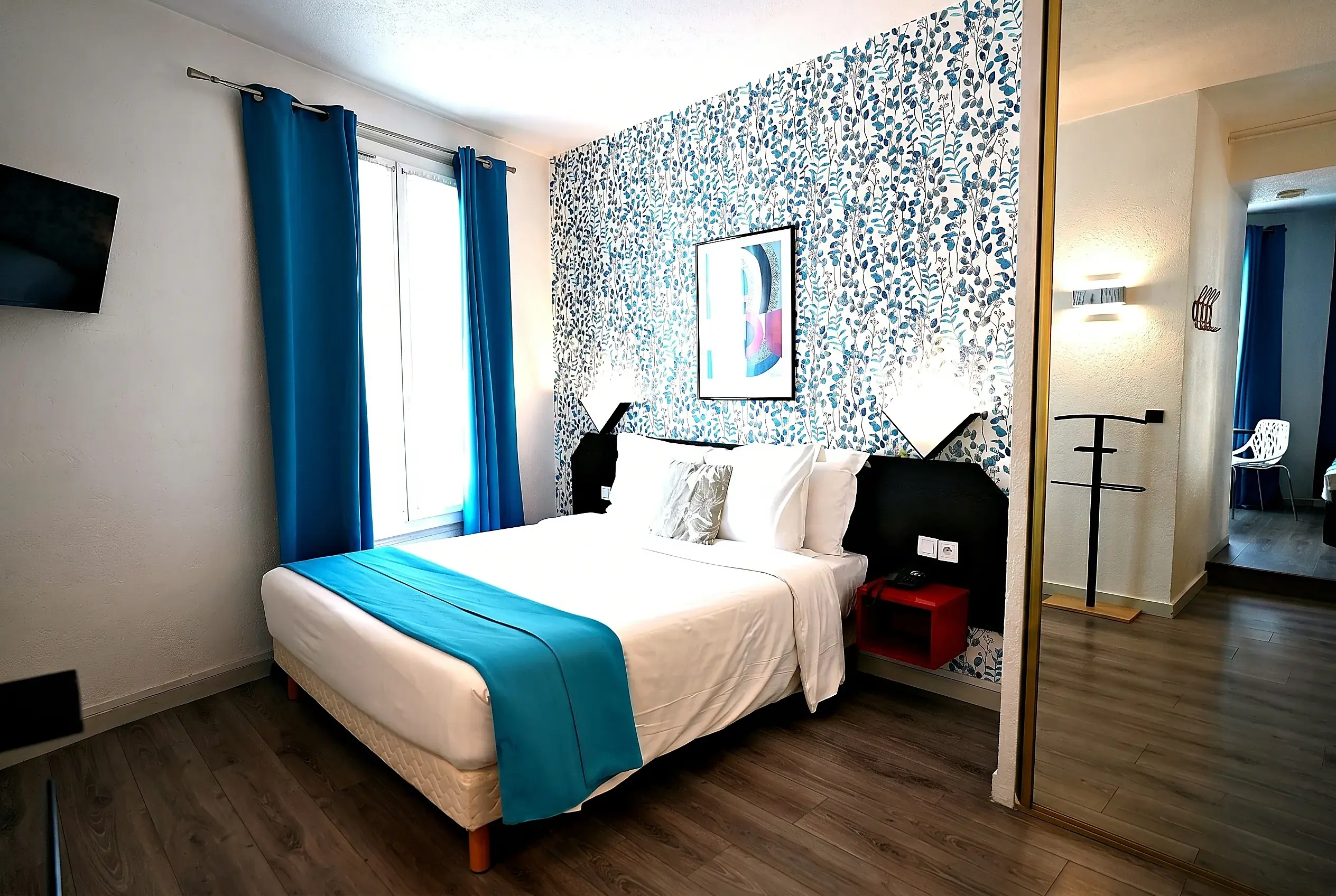 Chambres — vue d'ensemble